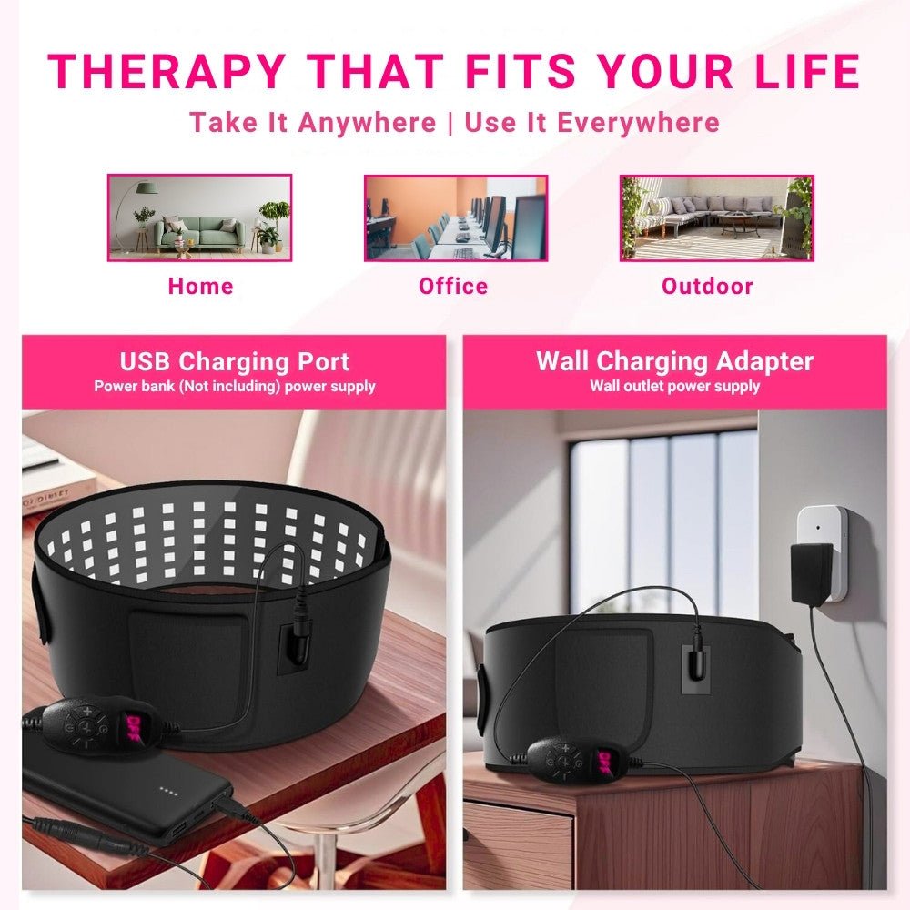 Kinova Red Light + Infrared Therapy Belt - TrendyTots